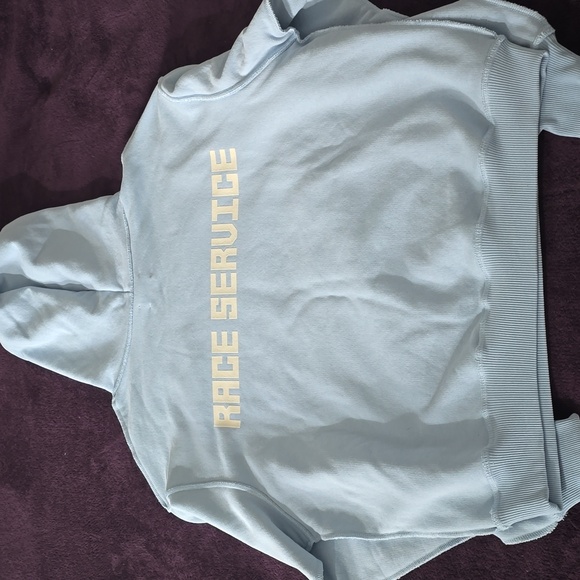 Race Service Blue Hoodie with RS Logo - Picture 5 of 6